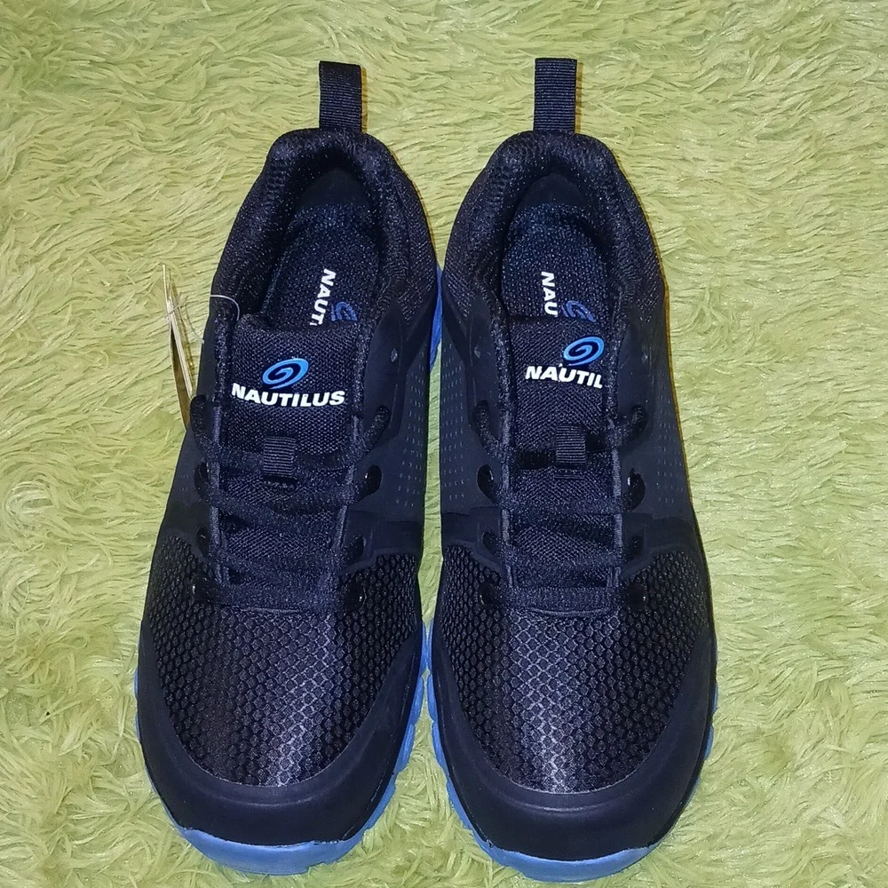 Nautilus Womens Zephyr Black Safety Shoes Size 7 Medium